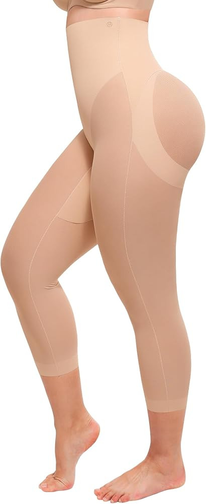 SHAPELLX Shapewear for Women Capris Leggings Tummy Control Underwear High Waist Body Shaper Butt ... | Amazon (US)