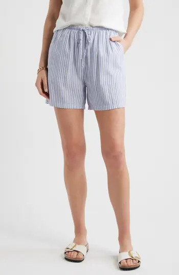 Caslon\u00ae Easy Linen Blend Shorts | Nordstrom | Nordstrom