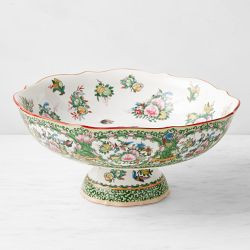 Famille Rose Porcelain Fruit Bowl | Williams-Sonoma