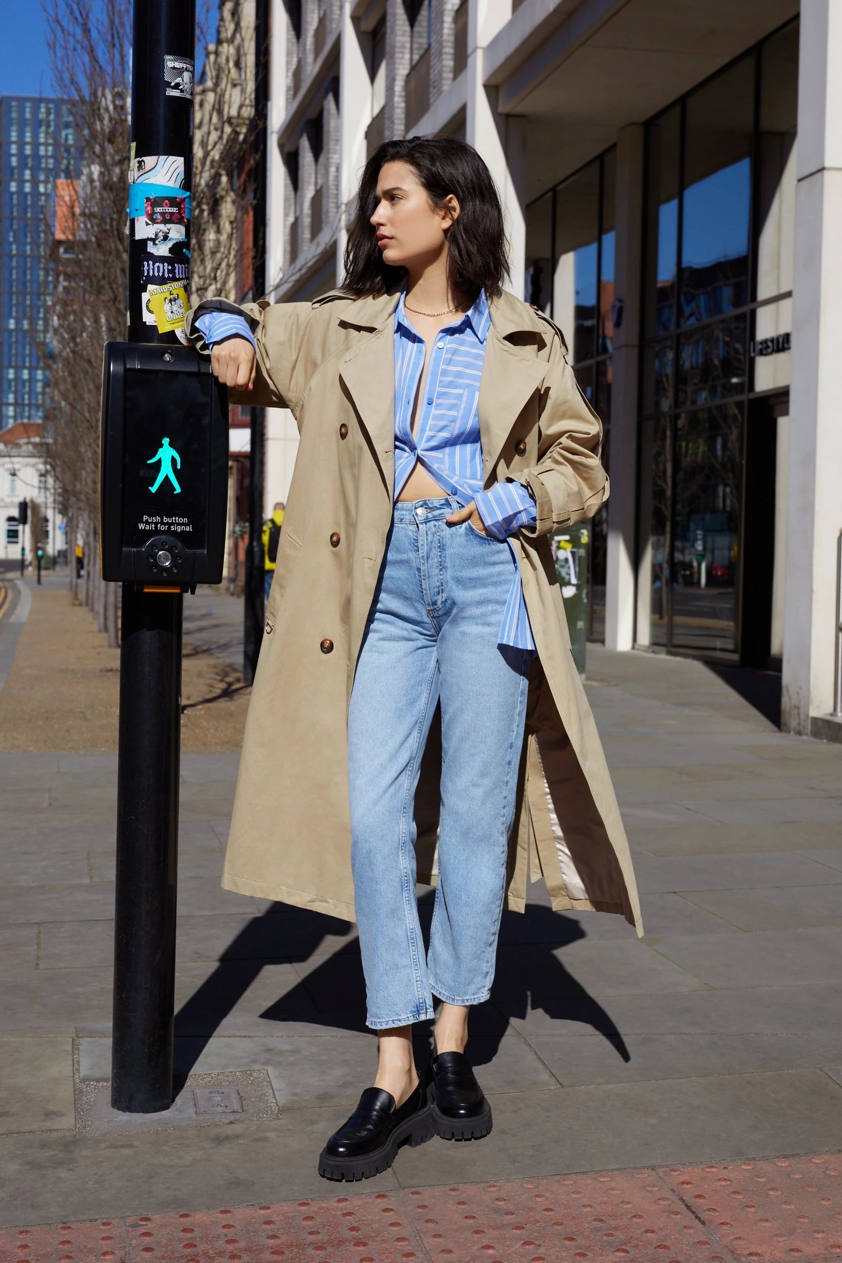 Maxi Trench Coat | Warehouse UK & IE