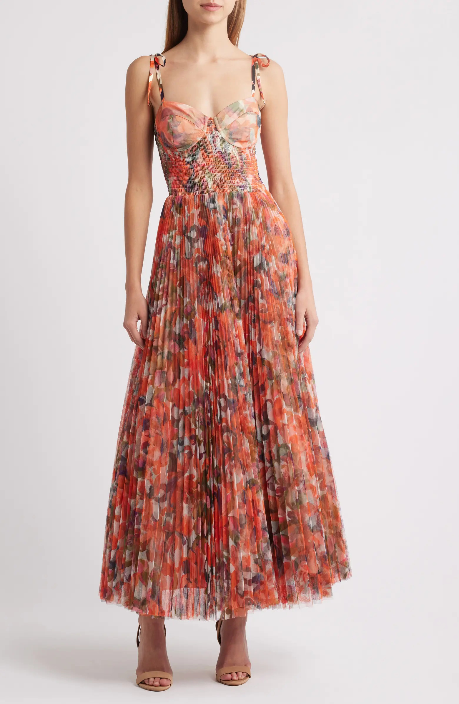 Smocked Tulle Gown | Nordstrom