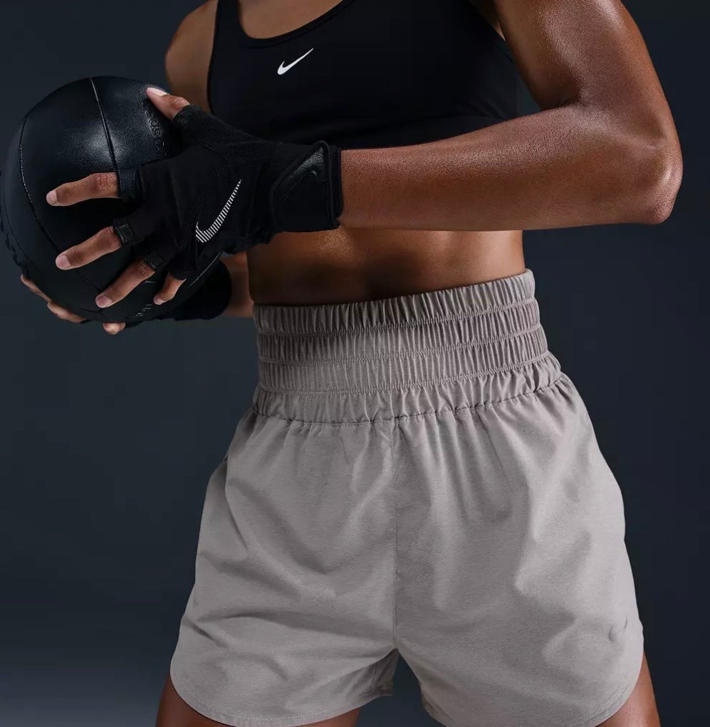 NIke Women's One Dri-FIT Ultra High-Waisted 3" Brief-Lined Shorts