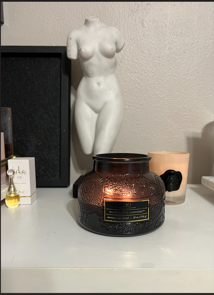  The smallest details always change the way a space feels.

A candle for soft lighting, always brings a bit of calmness .

#LTKselfcare #LTKdayinmylife