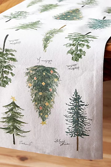 Holiday Tree Table Runner | Anthropologie (US)