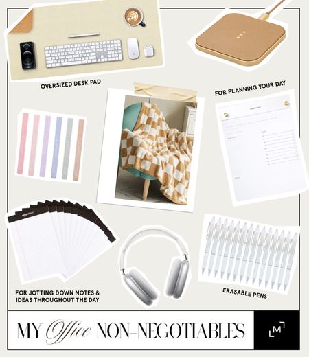 Current office non-negotiables! 

office finds, office must haves, office decor 

#LTKhome