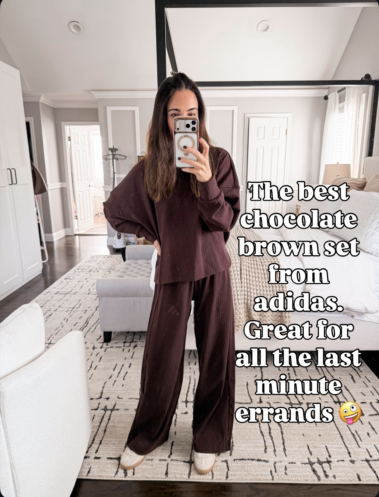 The chocolate brown set I’m wearing on repeat for errands, travel & lounging 🤎 🔗⬇️

#LTKOver40 #LTKSeasonal #LTKHoliday