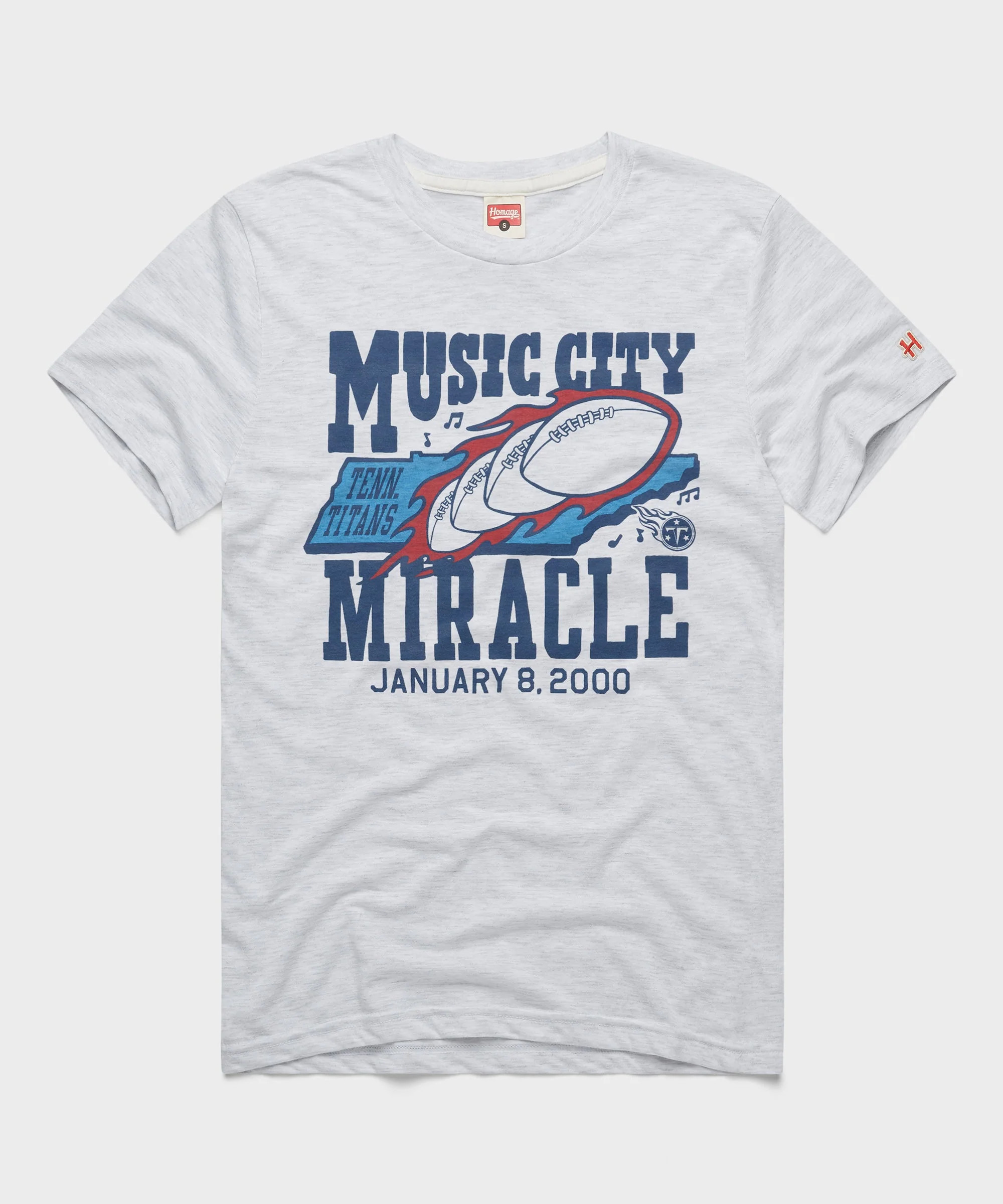 Music City Miracle Tennessee Titans | Retro Tennessee Titans T-Shirt | Homage
