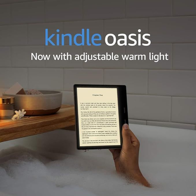 Kindle Oasis – With 7” display and page turn buttons – Wi-Fi + Free Cellular Connectivity, ... | Amazon (US)