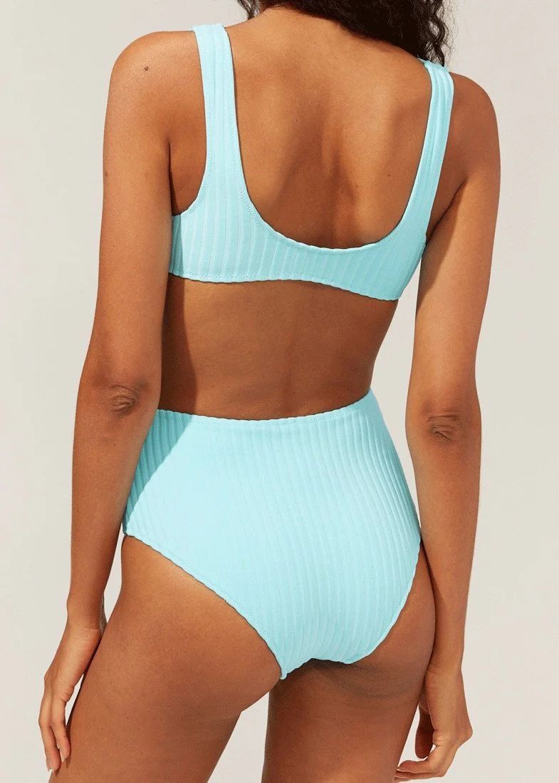 The Beverly Ribbed Bikini Bottom | Solid & Striped