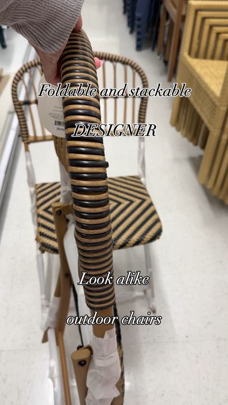 Foldable and or stackable designer look alike outdoor chairs (currently 30% off) some might be online order to store just check your closet pickup. These are so good! Comment “chairs” and I’ll send these to you! 


#LTKxTarget #LTKhome #LTKfamily