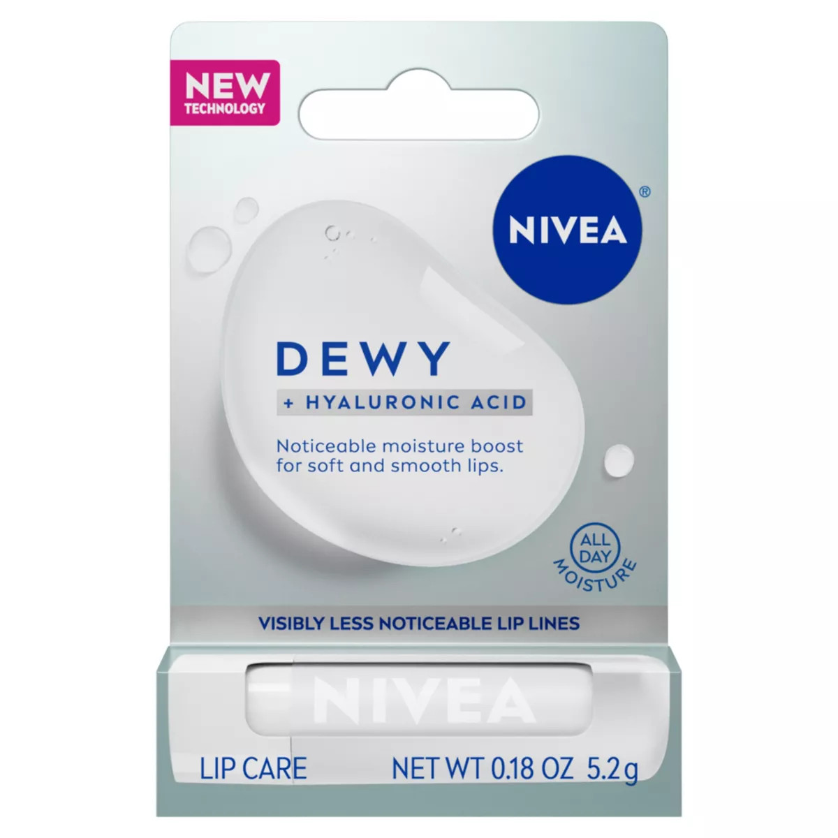 NIVEA Hyaluronic Dewy Lip Care Stick - 0.18oz | Target