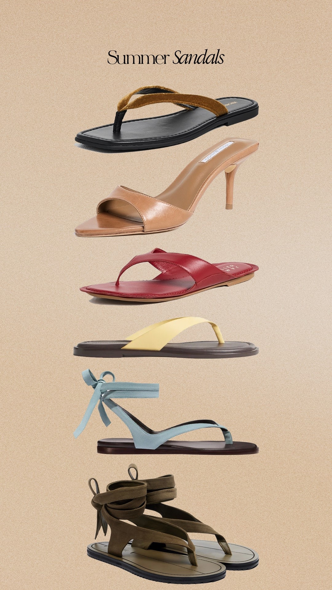 Summer sandals 🛒