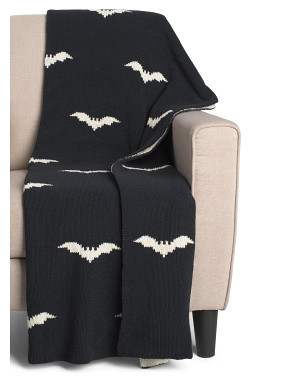 Bats Chenille Throw | Marshalls