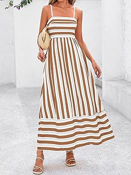 PRETTYGARDEN Summer Dresses for Women 2025 Beach Maxi Dress Spaghetti Strap Floral Boho A Line We... | Amazon (US)