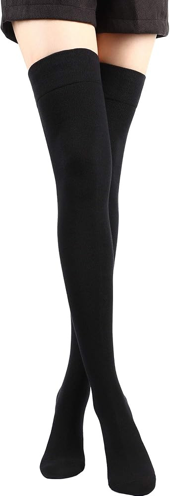 SATINIOR 1 Pair Non Slip Over Knee Socks Thigh High Socks Long Boot Stocking, 27.6 inch/ 70 cm at... | Amazon (US)
