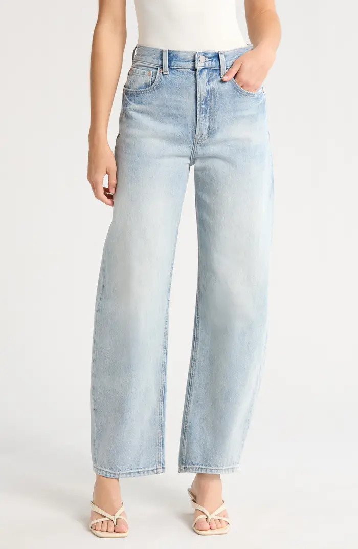 Wes High Waist Barrel Jeans | Nordstrom