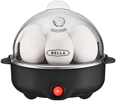 BELLA 17283 Cooker, Rapid Boiler, Poacher Maker Make up to 7 Large Boiled Eggs, Poaching and Omel... | Amazon (US)