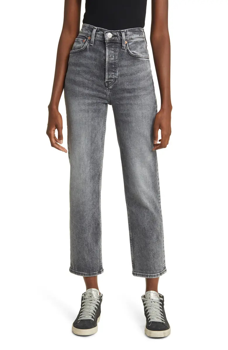 Re/Done '70s Ultra High Waist Stove Pipe Jeans | Nordstrom | Nordstrom