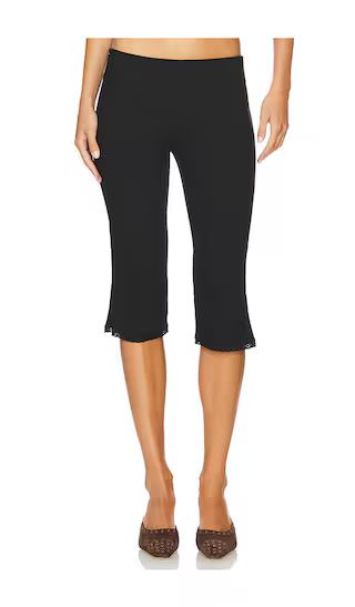 Mary Capri Pants in Black | Revolve Clothing (Global)