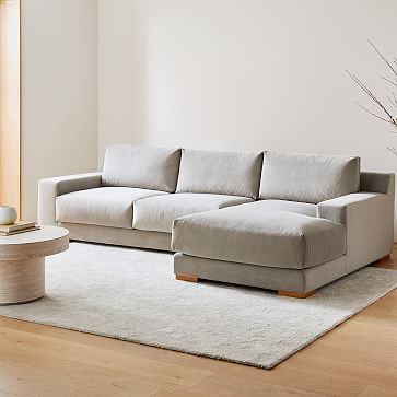 Dalton 2-Piece Chaise Sectional (111"–121") | West Elm (US)