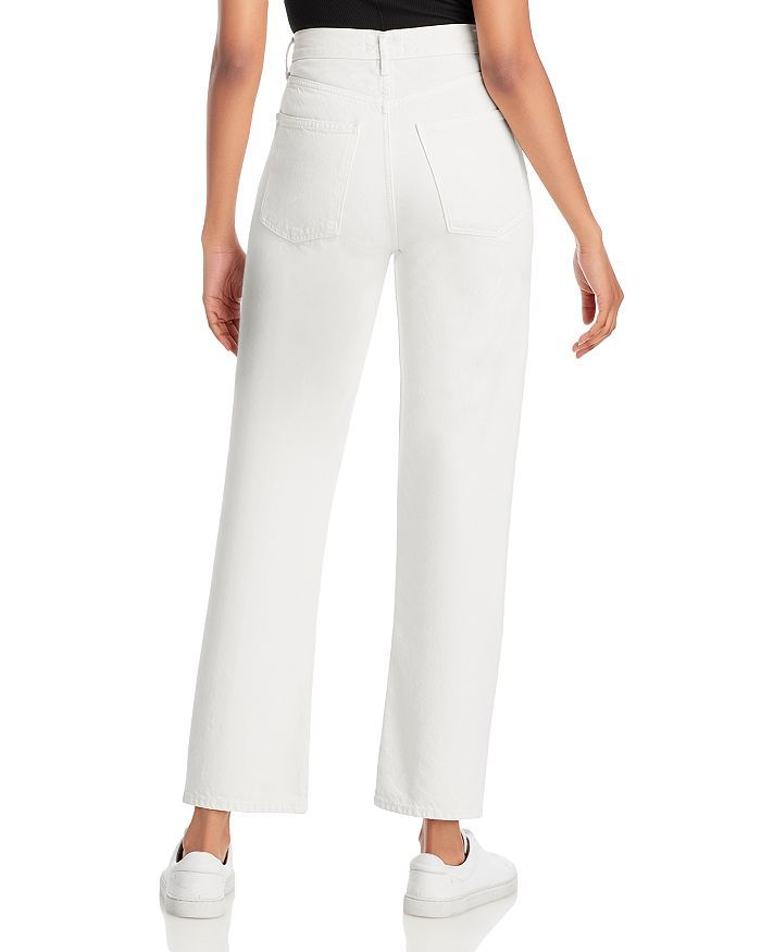 Cinched High Waist Straight Jeans in Drum | Bloomingdale's (US)