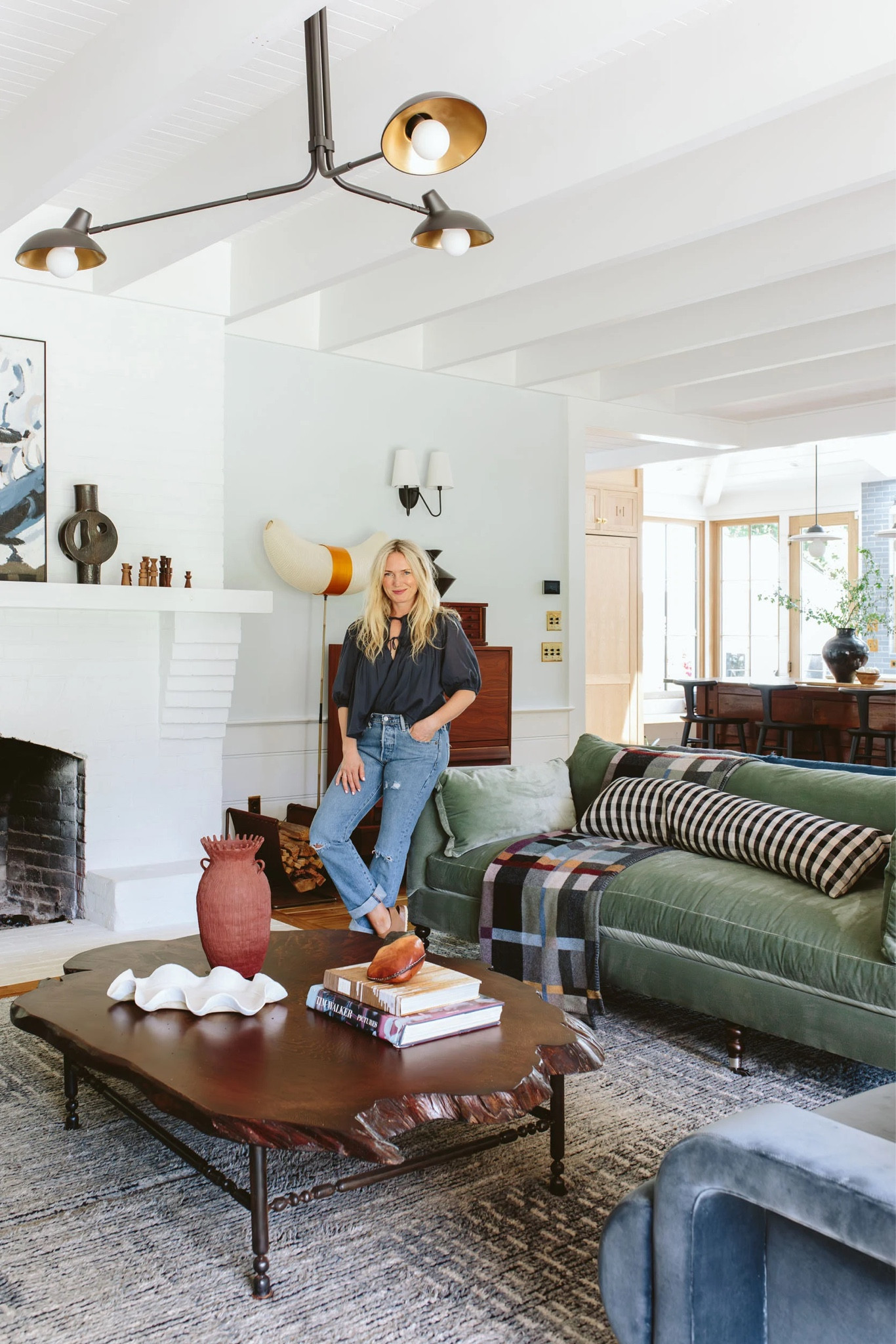 So happy with these Lulu & Georgia sofas - they’re the perfect anchor for our eclectic farmhouse living room. (If you’re in the market for a green couch, ai can’t recommend these more !) 

#LTKFind #LTKstyletip #LTKhome