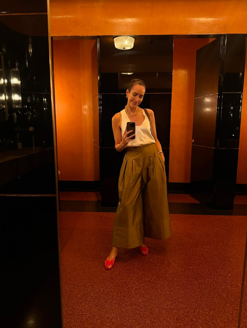 Wore these taffeta trousers for a day of meetings in town, and I love how they instantly elevate any look. 

 #LTKuk