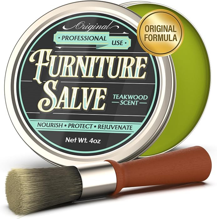 Furniture Salve for Leather - Polisher, Moisturizer, and Restorer for Couches and Furniture - Con... | Amazon (US)