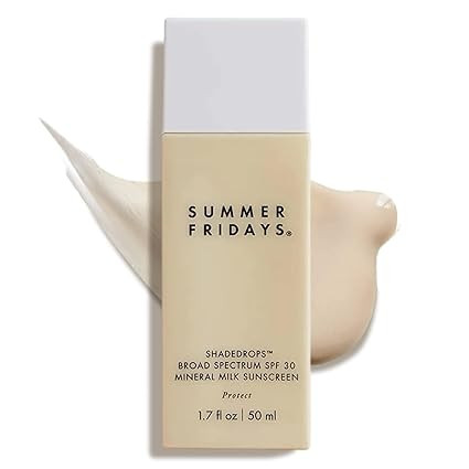 Summer Fridays ShadeDrops Broad Spectrum SPF 30 - Daily Tinted Sunscreen for Face - Lightweight, ... | Amazon (US)