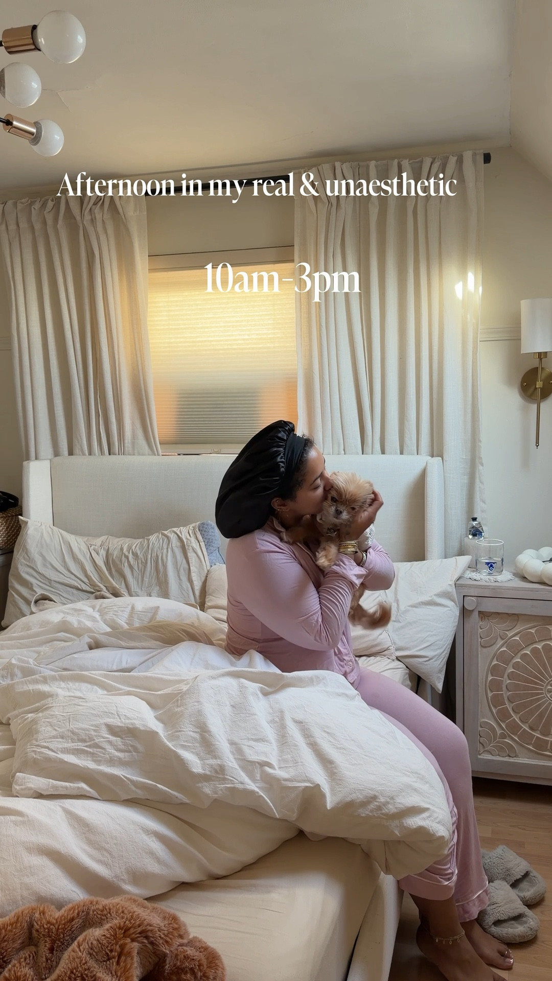 Morning Vlog 
Linked my bedding, Pjs, workout set, and more. 
For sizing reference I’m a L / XL 

#LTKPlusSize #LTKHome #LTKvlog