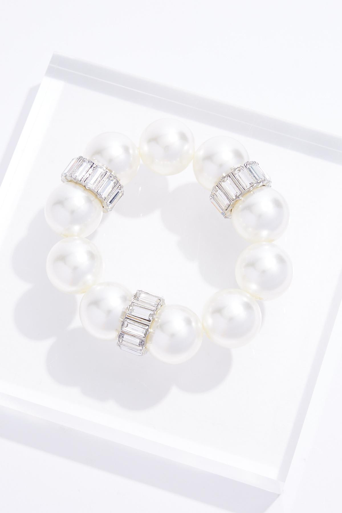 Oversized Pearl Stretch Bracelet | Cato Fashions