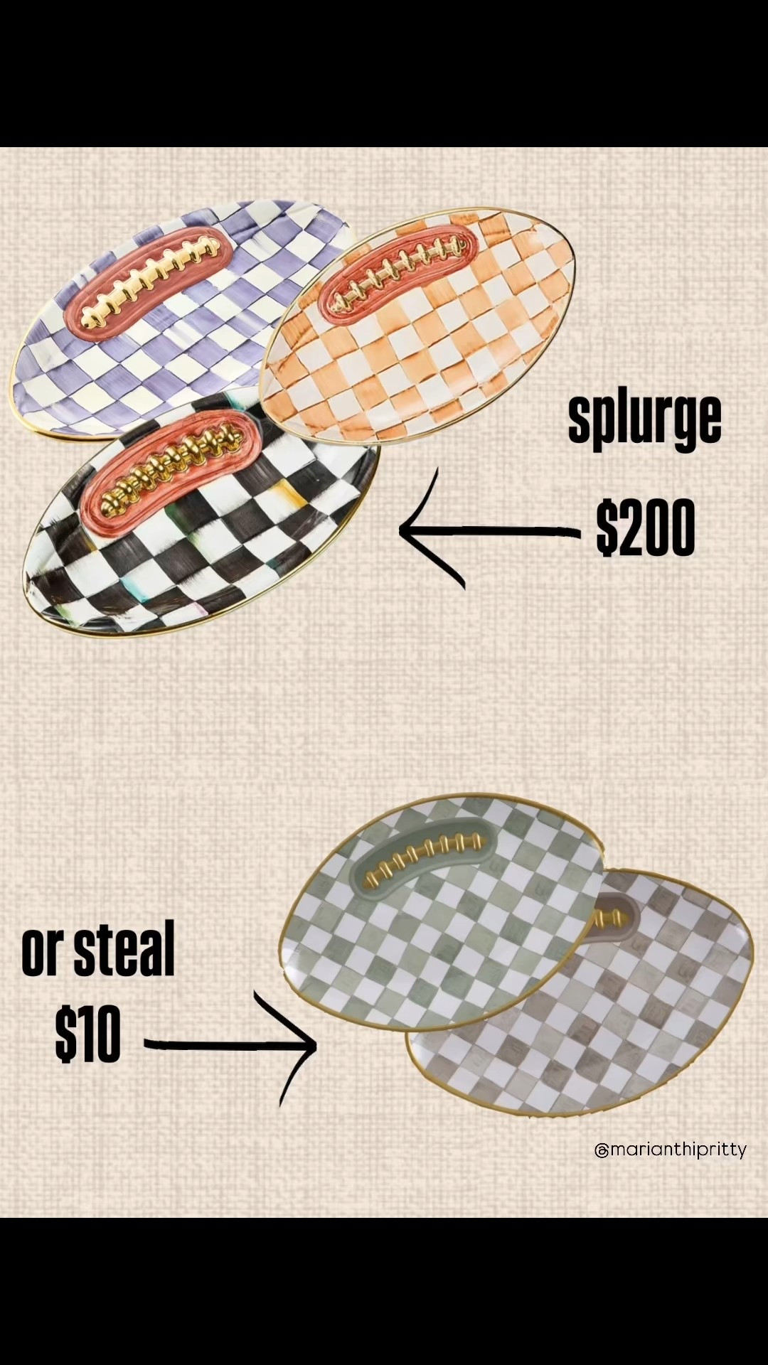 Splurge or Steal on this football platter 

#LTKSeasonal #LTKFindsUnder50 #LTKHome