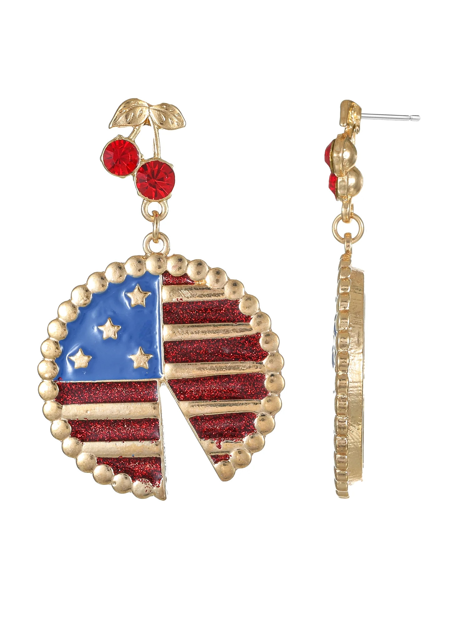 Way to Celebrate Americana "American Pie" Earring, 1 Pair | Walmart (US)