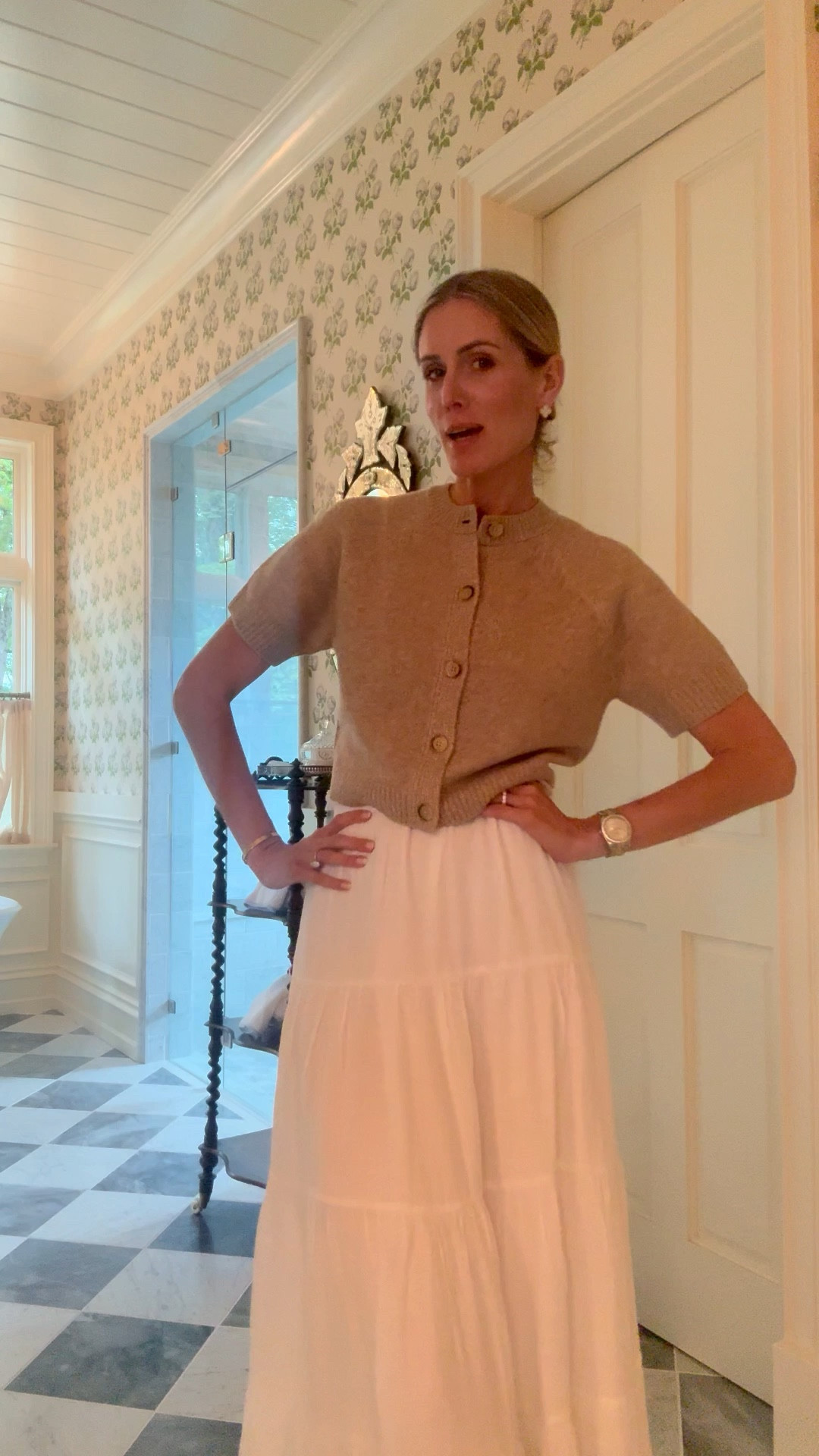 Outfit under $100
skirt sz 6, but could have easily worn a 4 due to elastic waist. cardigan top is cropped and I'm wearing the small. 

#LTKStyleTip #LTKTall #LTKFindsUnder100