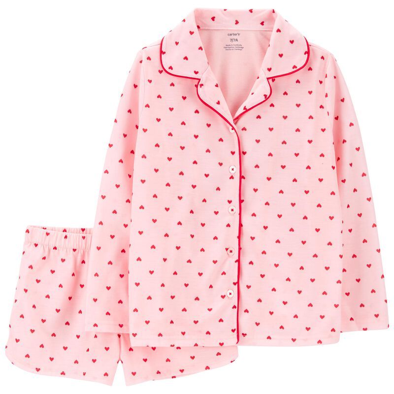 Kid 2-Piece Heart Coat-Style PJs | Carter's