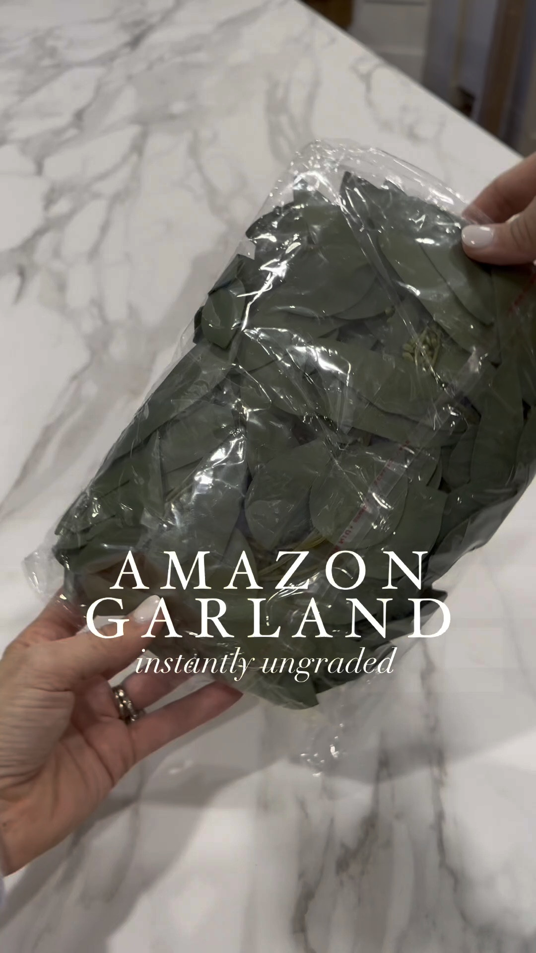 Living room mantle garland, using eucalyptus garland from amazon, cypress garland from Crate and Barrel, and blue Juniper berries stems from Pottery Barn

#LTKSeasonal #LTKSaleAlert #LTKxPrimeDay