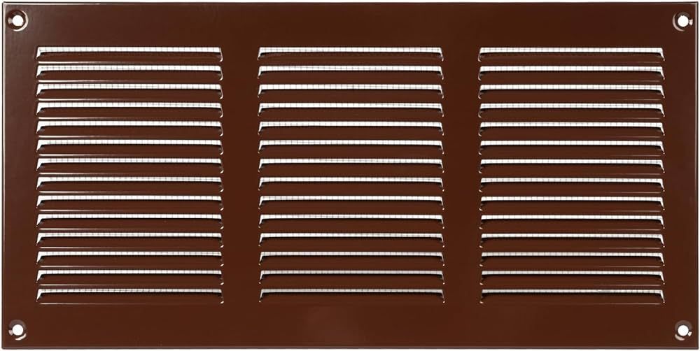 12" x 6" Inch Brown Air Vent Cover - Steel Return Air Grilles - for Ceiling and Sidewall - HVAC -... | Amazon (US)