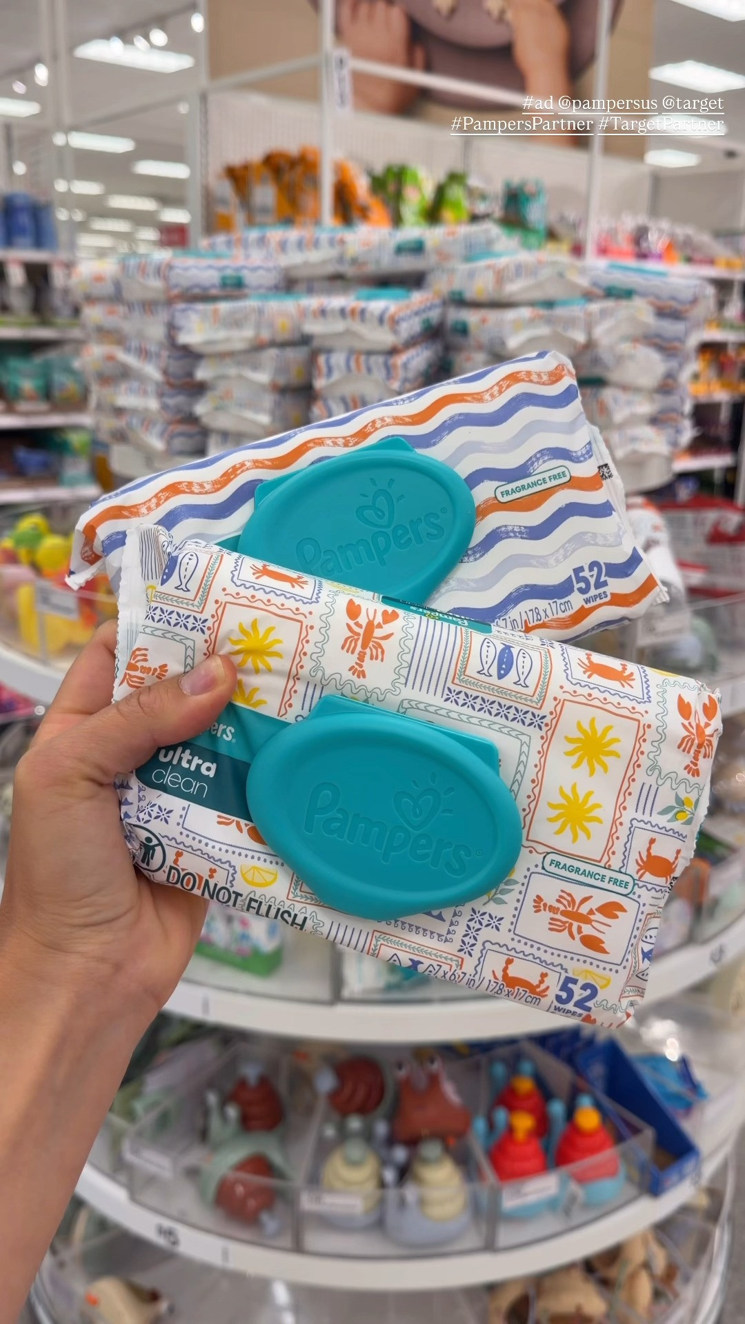 #ad Adding the cutest summer pattern to my grab-and-go diaper packs with @pampers!
I found these at @Target and had to stock up on the fun designs for the summer! ☀️
#TargetPartner #PampersPartner

*these Pampers Ultra Clean Summer Design wipes are only offered in select Target stores*

#LTKdayinmylife #LTKootd #LTKmomlife
