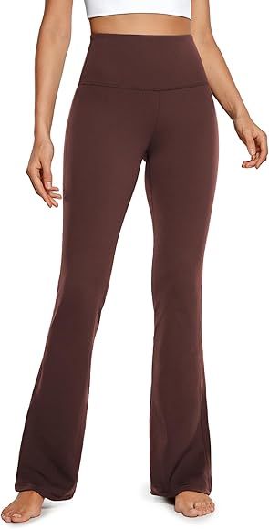 CRZ YOGA Womens Butterluxe High Waist Flare Leggings 32 Inches - Wide Leg Bootcut Yoga Pants with... | Amazon (US)