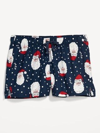 Matching Print Flannel Pajama Shorts for Women -- 2.5-inch inseam | Old Navy (US)