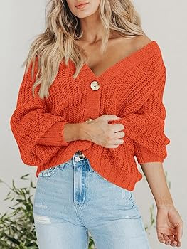 PRETTYGARDEN Women's Chunky Knit Open Front Sweater Long Sleeve Button Loose Short Cardigan Outer... | Amazon (US)