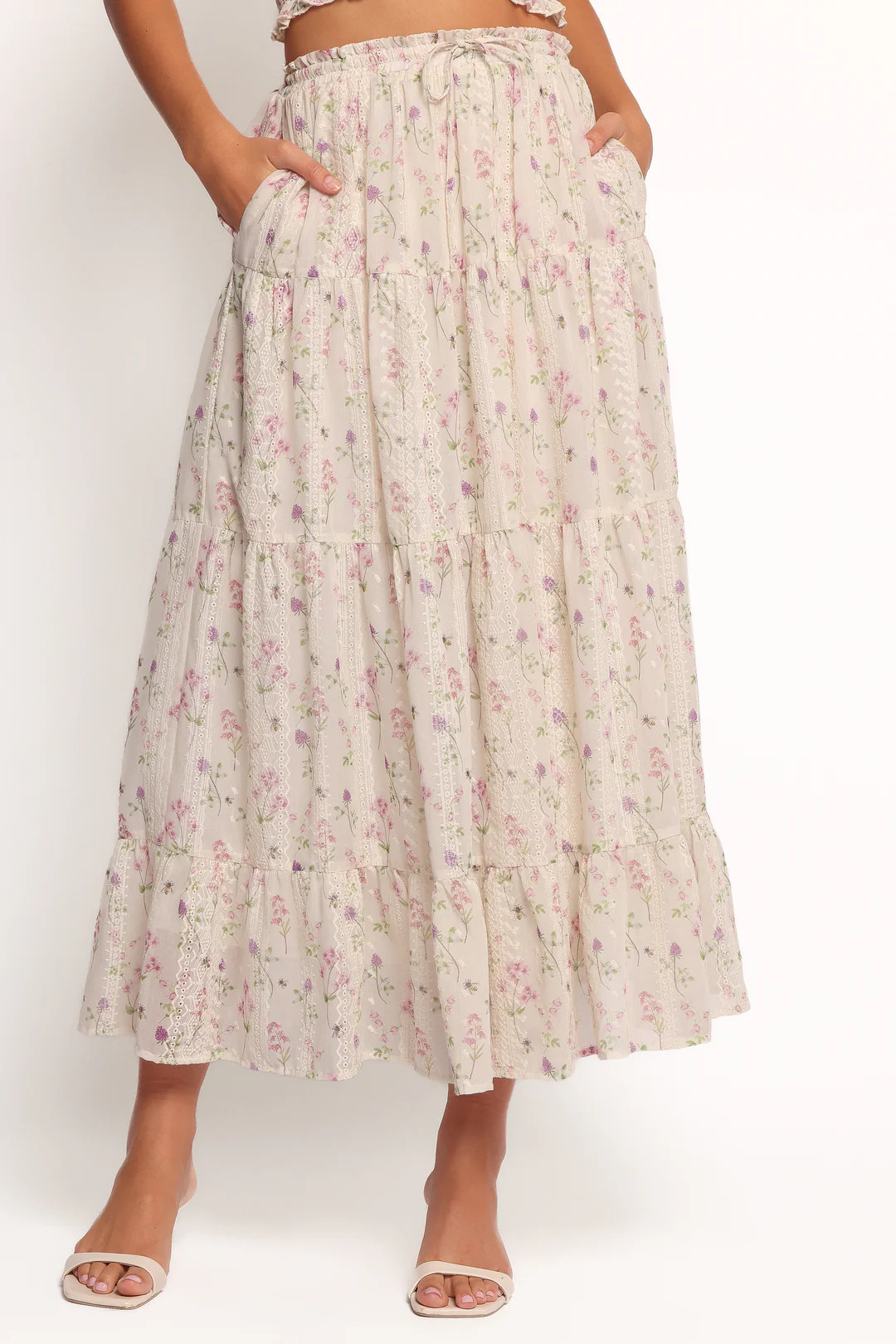 Amberlyn Maxi Skirt - Pink Floral | Petal & Pup (US)