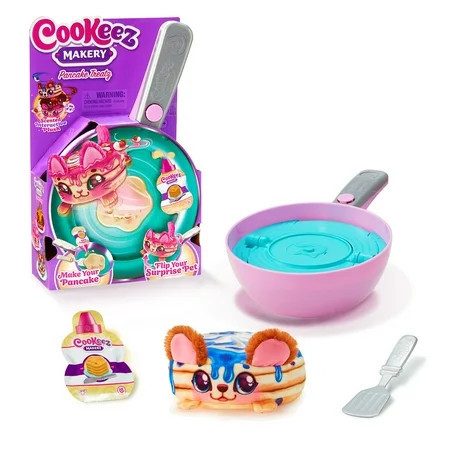 Cookeez Makery Pancake Treatz. Mix & Flip a Plush Best Friend! Scented, Interactive Plush, Ages 5+ | Walmart (US)