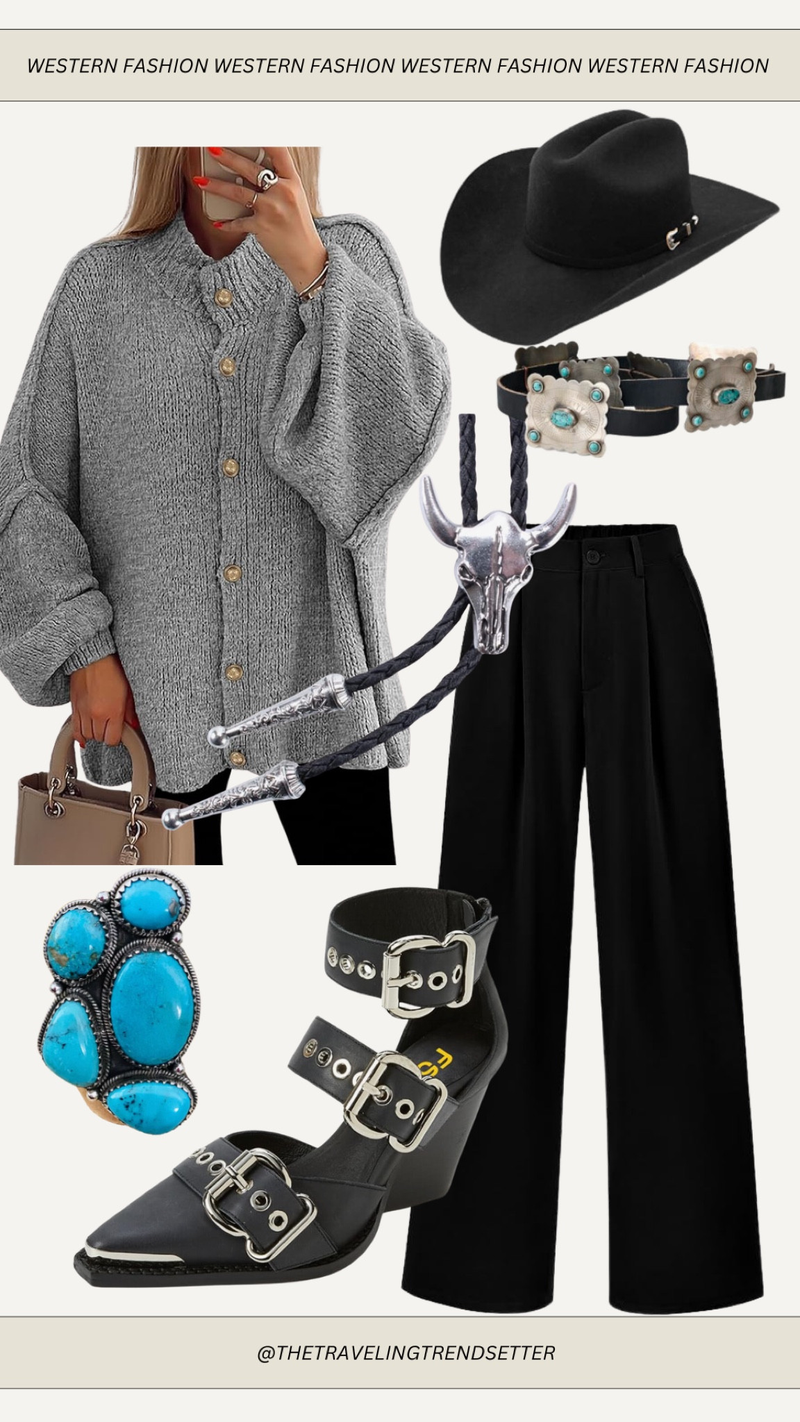 Elevated western wear - western fashion - business casual - Amazon - turquoise 

#LTKMidsize #LTKFindsUnder100 #LTKFindsUnder50