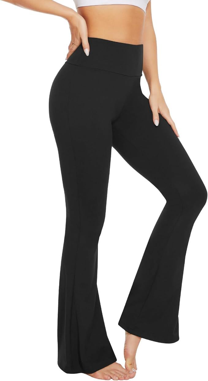 NexiEpoch High Waisted Leggings for Women - Black Tummy Control Compression Soft Yoga Pants for W... | Amazon (US)