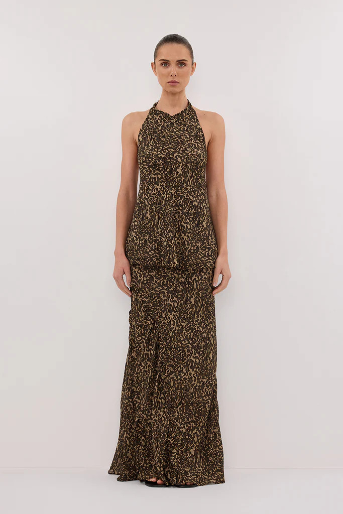 MARVILLA CHOC HALTER TOP - PRE ORDER | DISSH