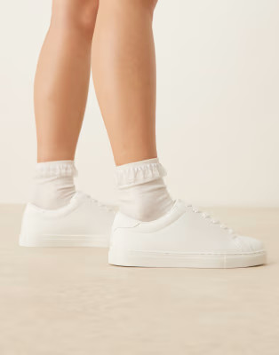 ASOS DESIGN Drama sneakers in white | ASOS (Global)