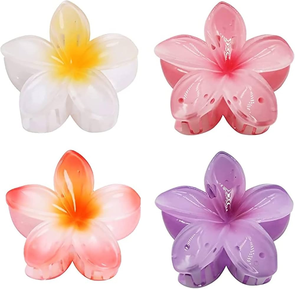 GQLV Flower Hair Claw Clips-4PCS Large Claw Clips for Thick Hair,Strong Hold Nonslip Hair Clips f... | Amazon (CA)