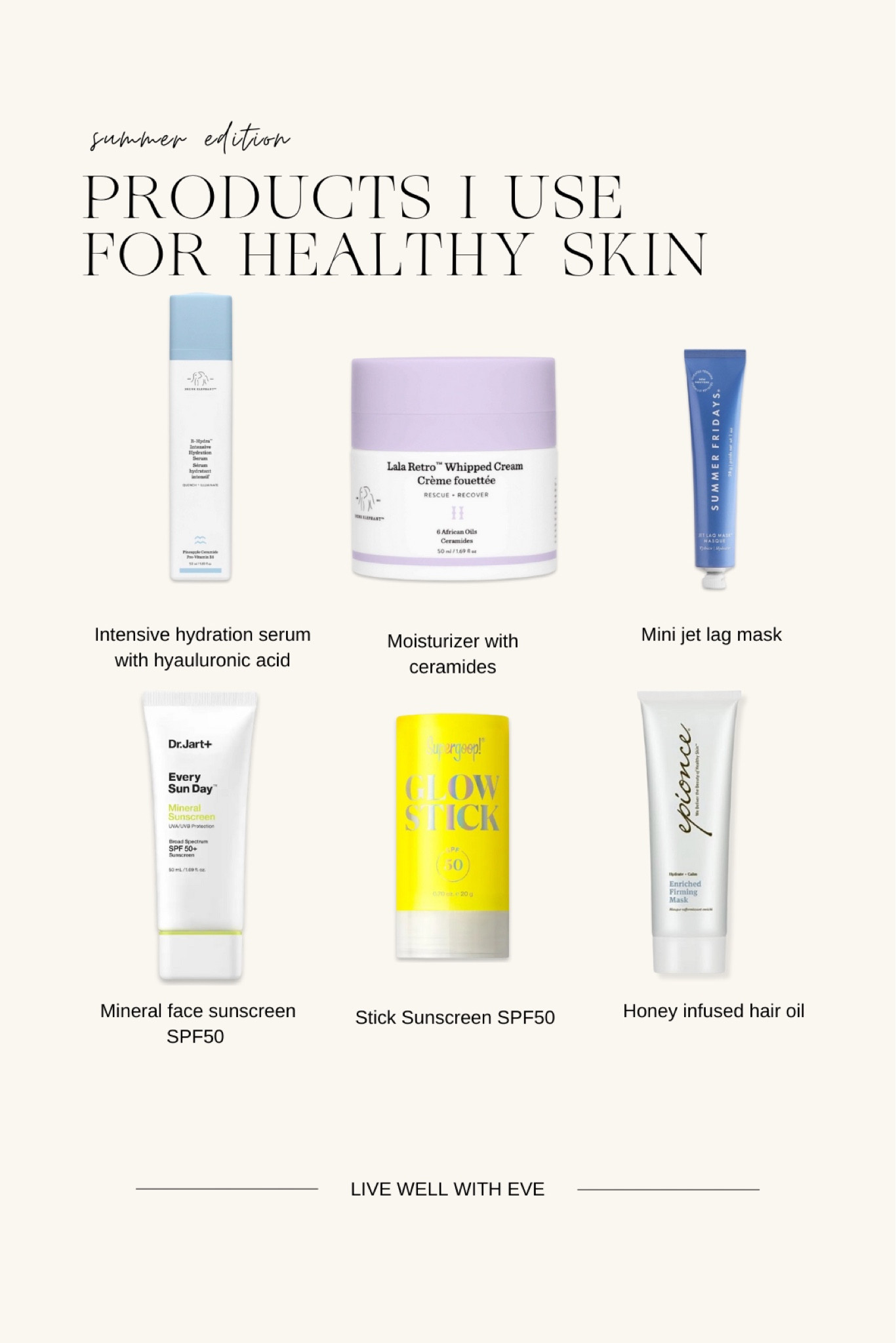 products I use for a healthy skin during the summer—I take these products everywhere with me! #summer #skincare #ltkskincare 

#LTKunder50 #LTKbeauty