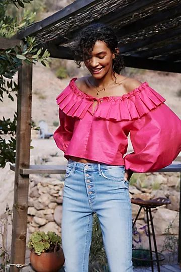 Priscilla Ruffled Blouse | Anthropologie (US)